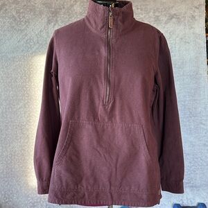 L.L. Bean Half-Zip Pullover in Wine